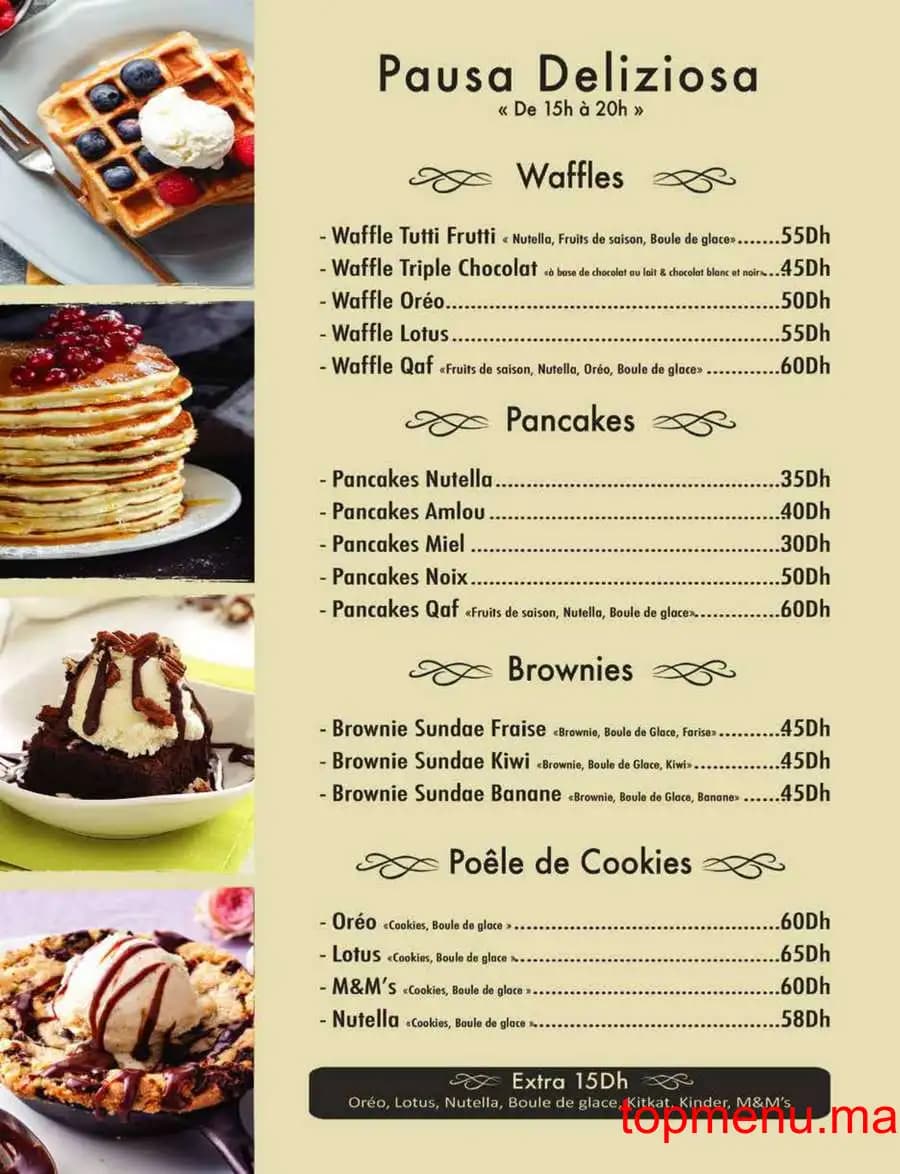 Restaurant Qaf Espresso menu page 7 Qaf Espresso menu page 7