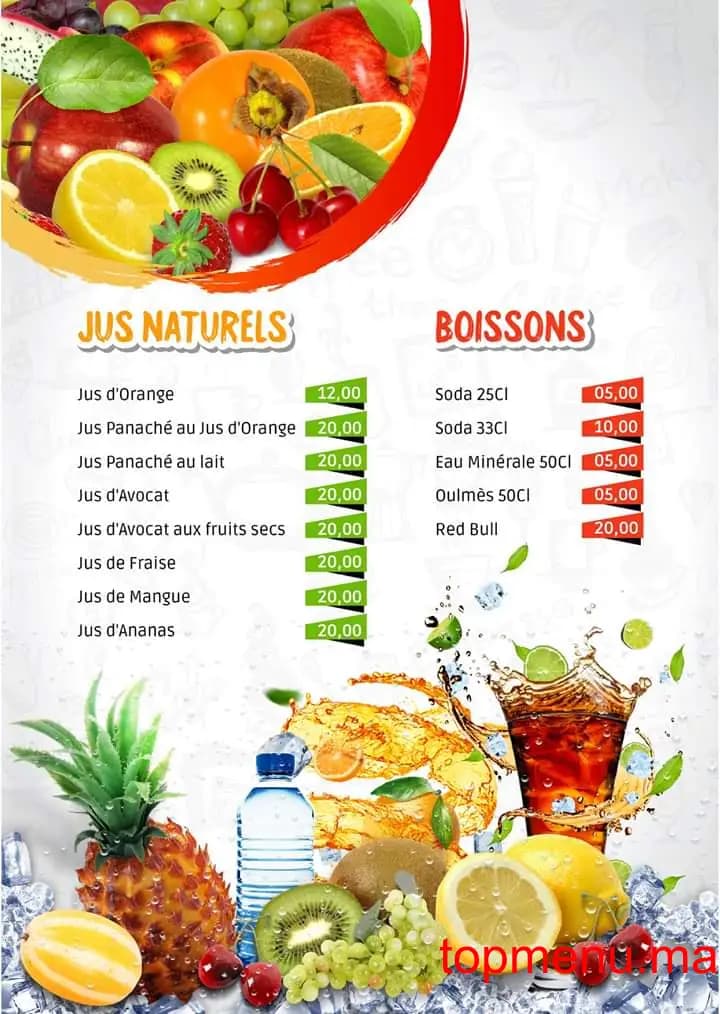 Restaurant Tacos de la ville menu page 4 Tacos de la ville menu page 4