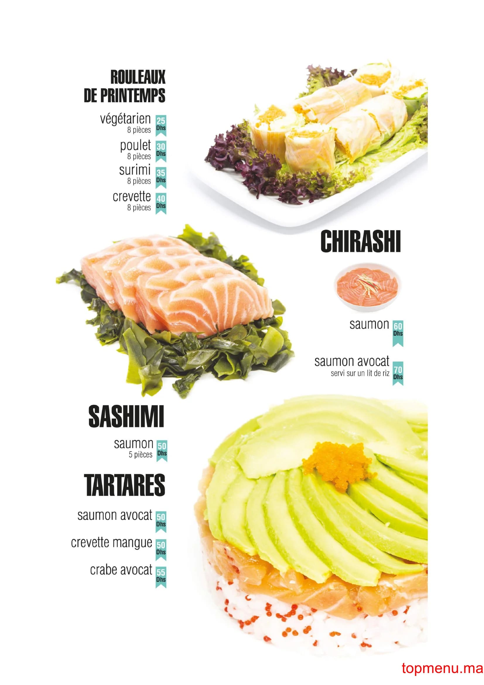 مطعم Yaki Sushi قائمة الطعام page 2 Yaki Sushi قائمة الطعام page 2