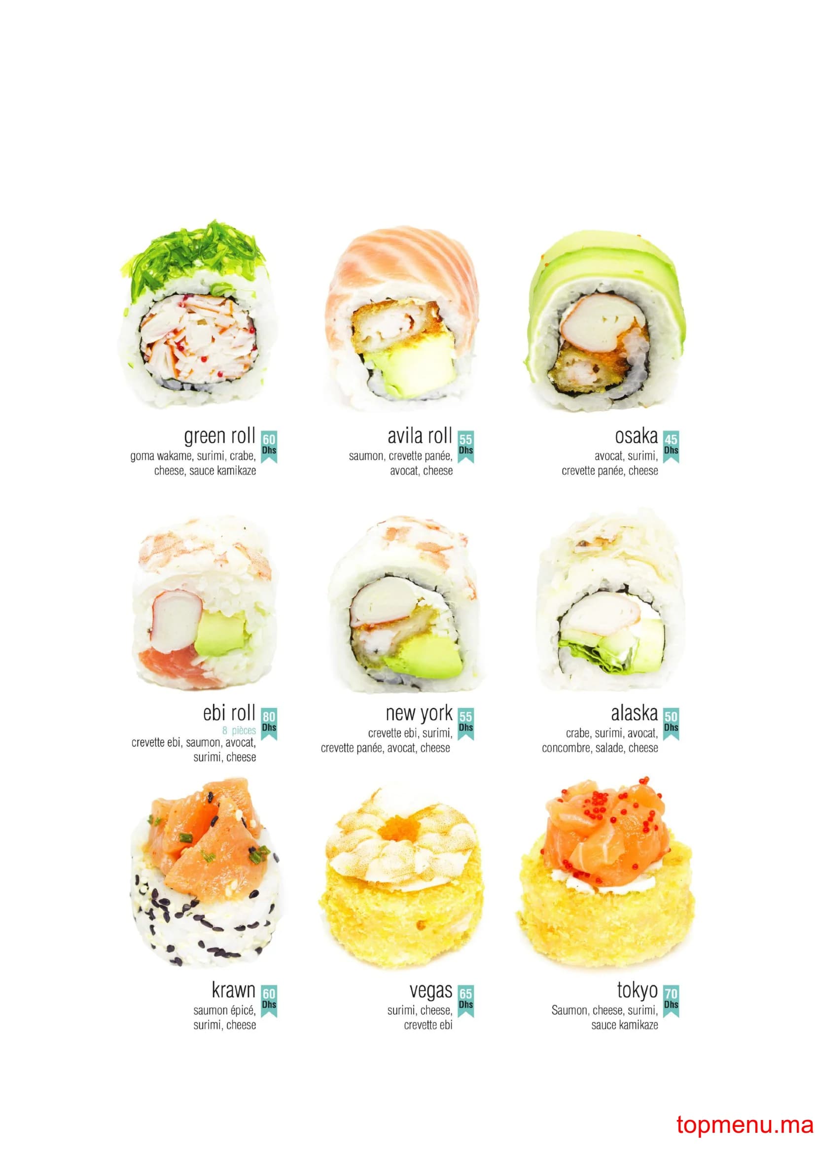 مطعم Yaki Sushi قائمة الطعام page 10 Yaki Sushi قائمة الطعام page 10