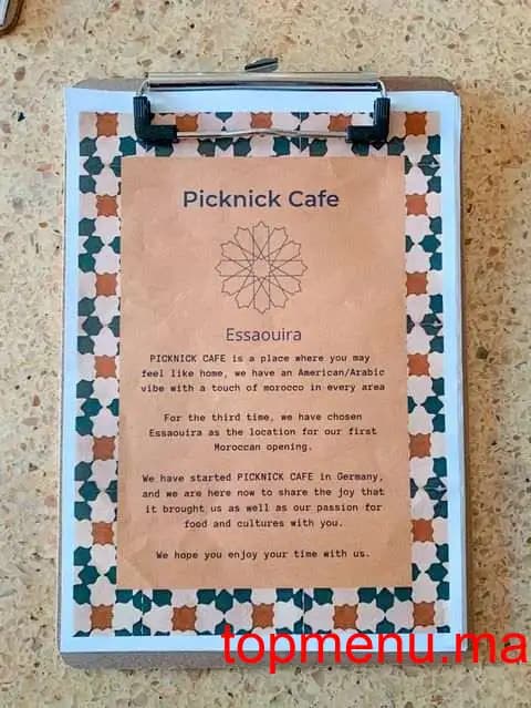 مطعم Picknick قائمة الطعام page 1 Picknick قائمة الطعام page 1