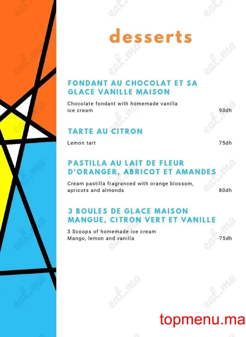 مطعم Salut Maroc قائمة الطعام page 5 Salut Maroc قائمة الطعام page 5