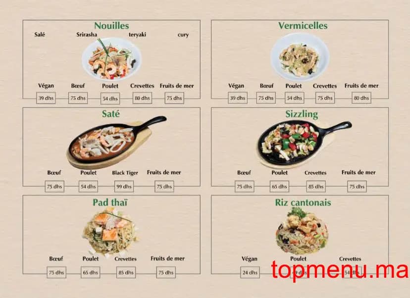 Restaurant Matcha sushi menu page 9 Matcha sushi menu page 9