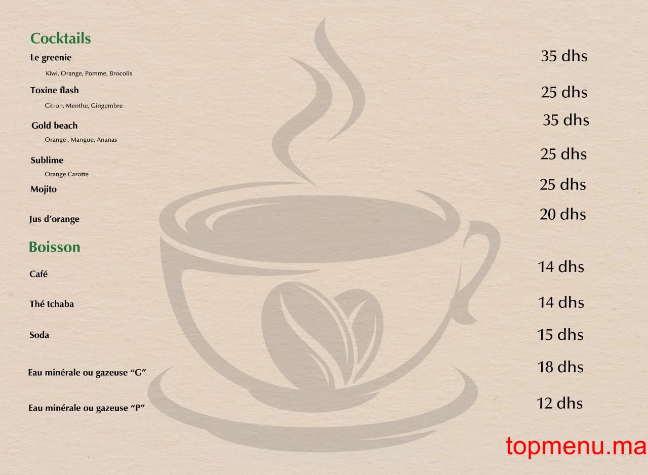 Restaurant Matcha sushi menu page 10 Matcha sushi menu page 10