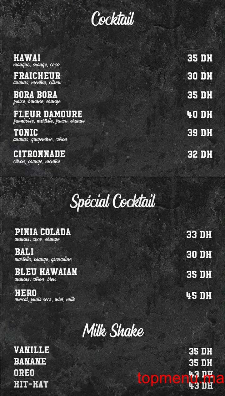 مطعم Bella montana قائمة الطعام page 4 Bella montana قائمة الطعام page 4