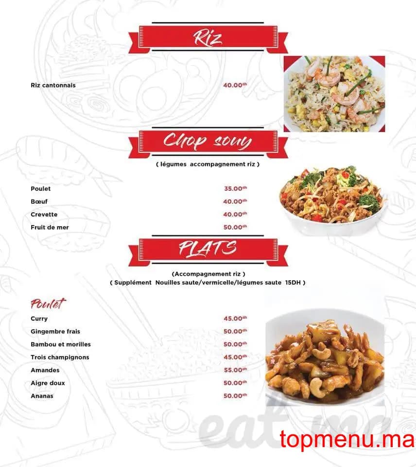 Restaurant Mister sushi menu page 9 Mister sushi menu page 9