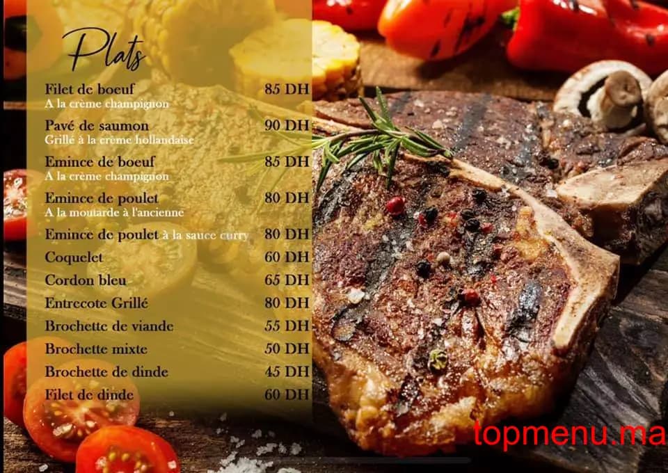 Restaurant Blanco café menu page 16 Blanco café menu page 16