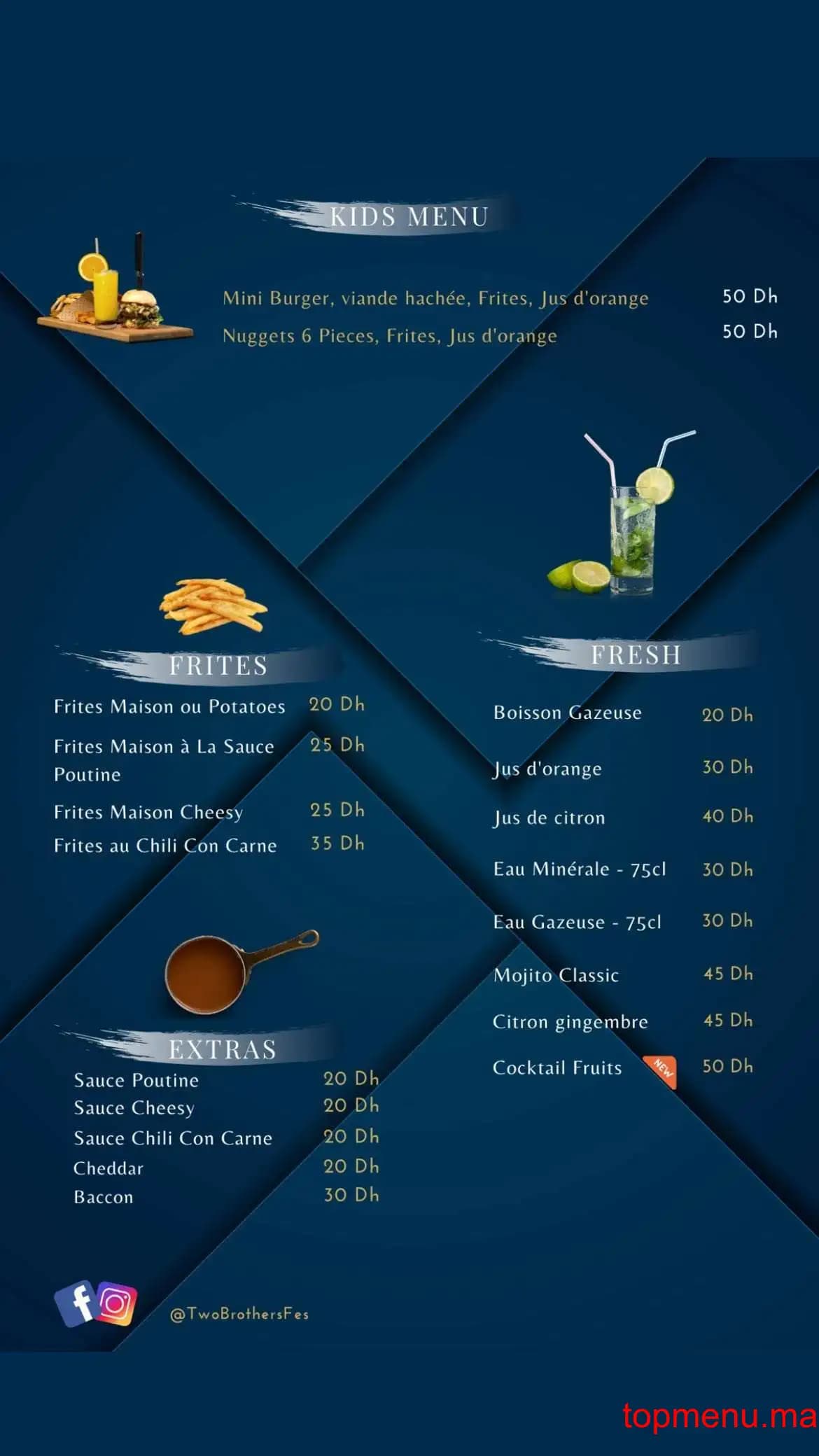 Restaurant Two brothers menu page 5 Two brothers menu page 5