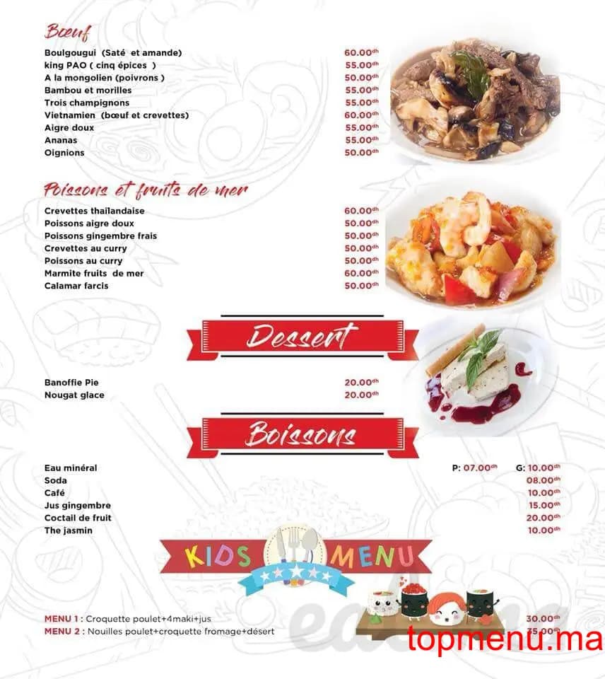 Restaurant Mister sushi menu page 10 Mister sushi menu page 10