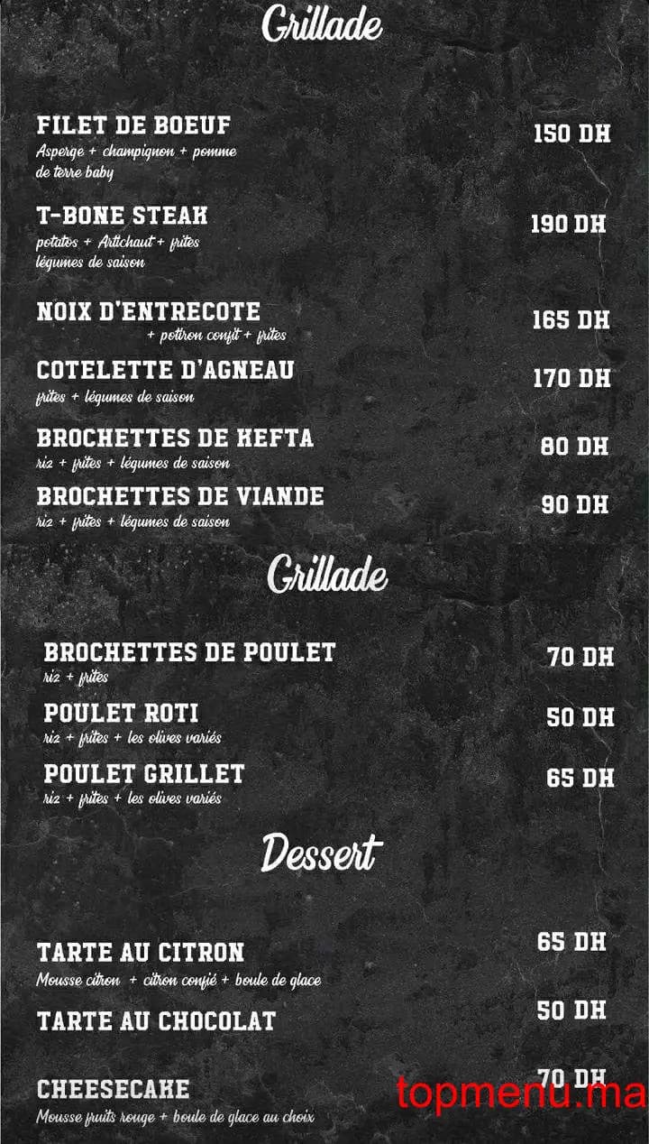 مطعم Bella montana قائمة الطعام page 1 Bella montana قائمة الطعام page 1