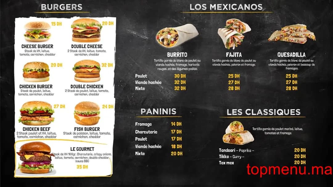 مطعم Yallah Naklou قائمة الطعام page 3 Yallah Naklou قائمة الطعام page 3