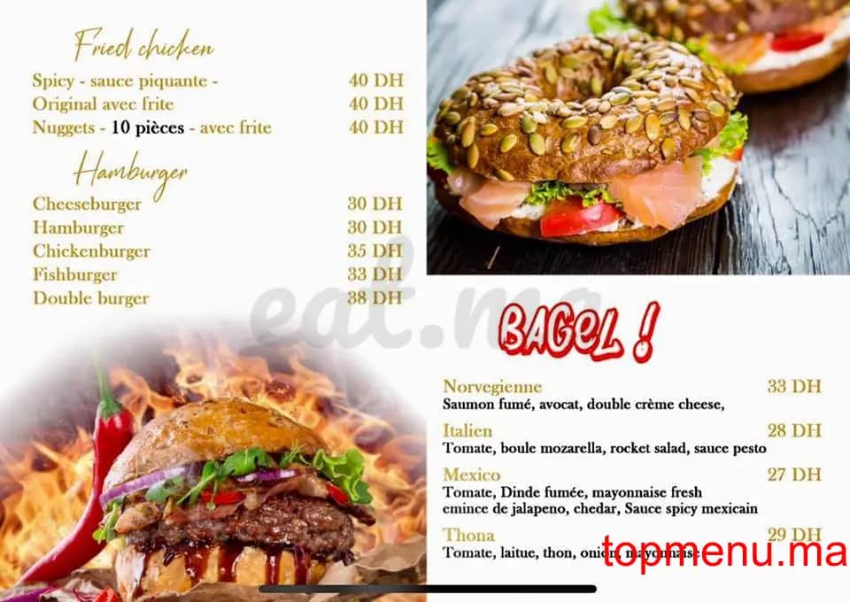 Restaurant Blanco café menu page 13 Blanco café menu page 13