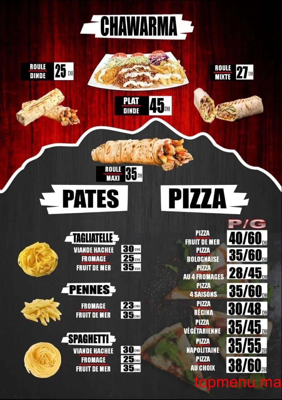 Restaurant Grand Alaise menu page 4 Grand Alaise menu page 4