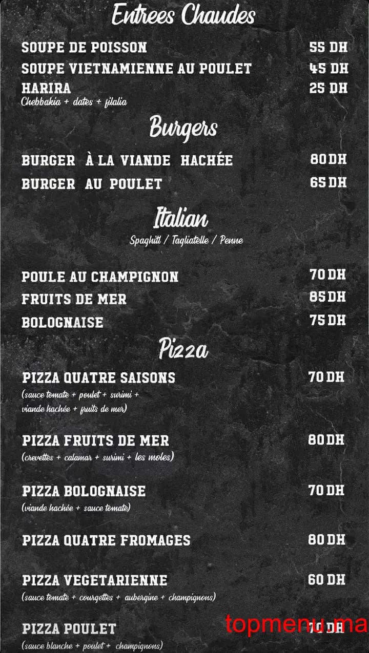 مطعم Bella montana قائمة الطعام page 8 Bella montana قائمة الطعام page 8