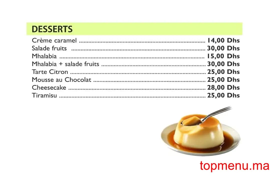 Restaurant Mini World menu page 5 Mini World menu page 5