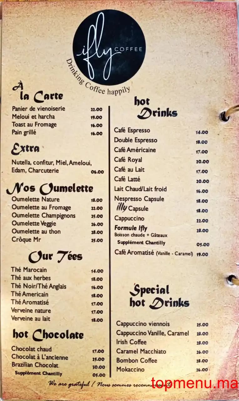 مطعم ifly coffee قائمة الطعام page 3 ifly coffee قائمة الطعام page 3