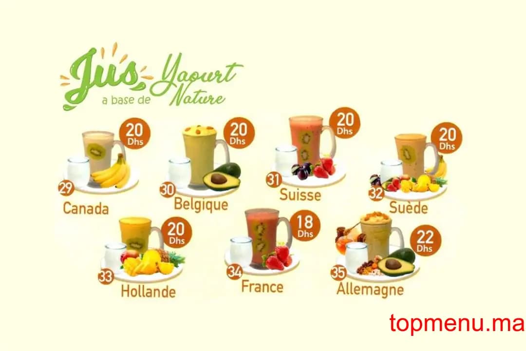 Restaurant Mini World menu page 1 Mini World menu page 1