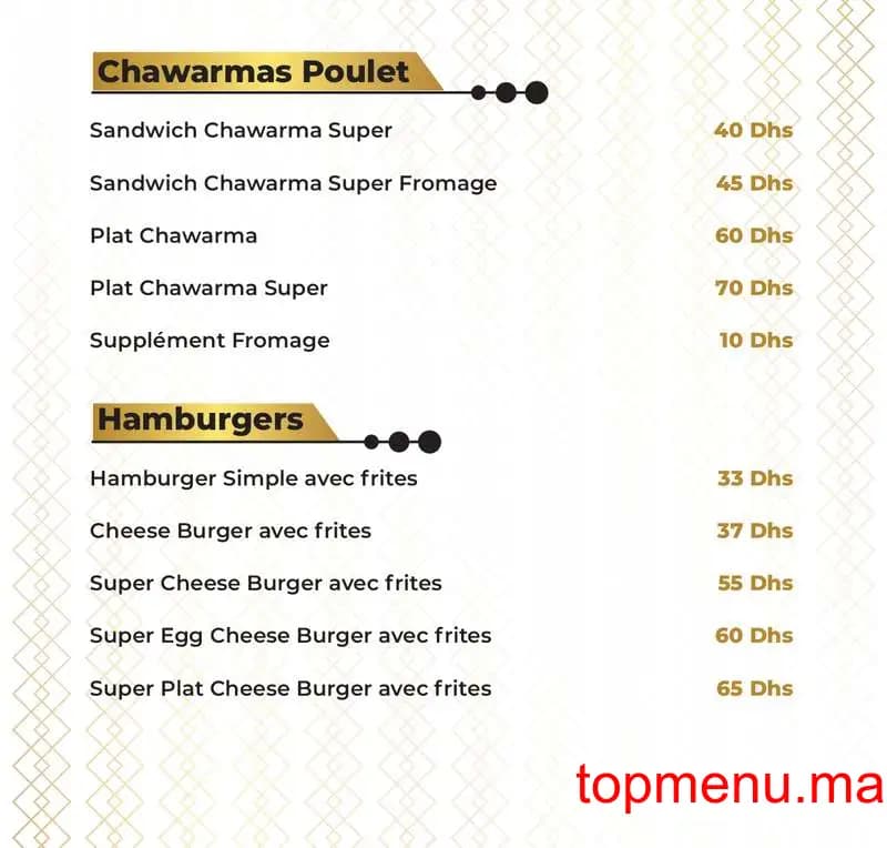 Restaurant B&B Park menu page 6 B&B Park menu page 6