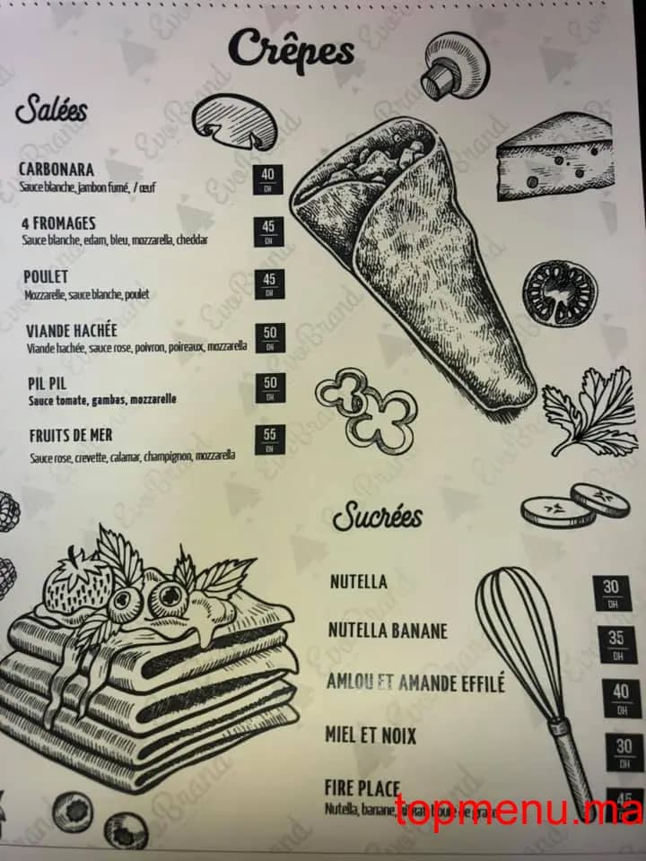 مطعم Fire Place قائمة الطعام page 4 Fire Place قائمة الطعام page 4