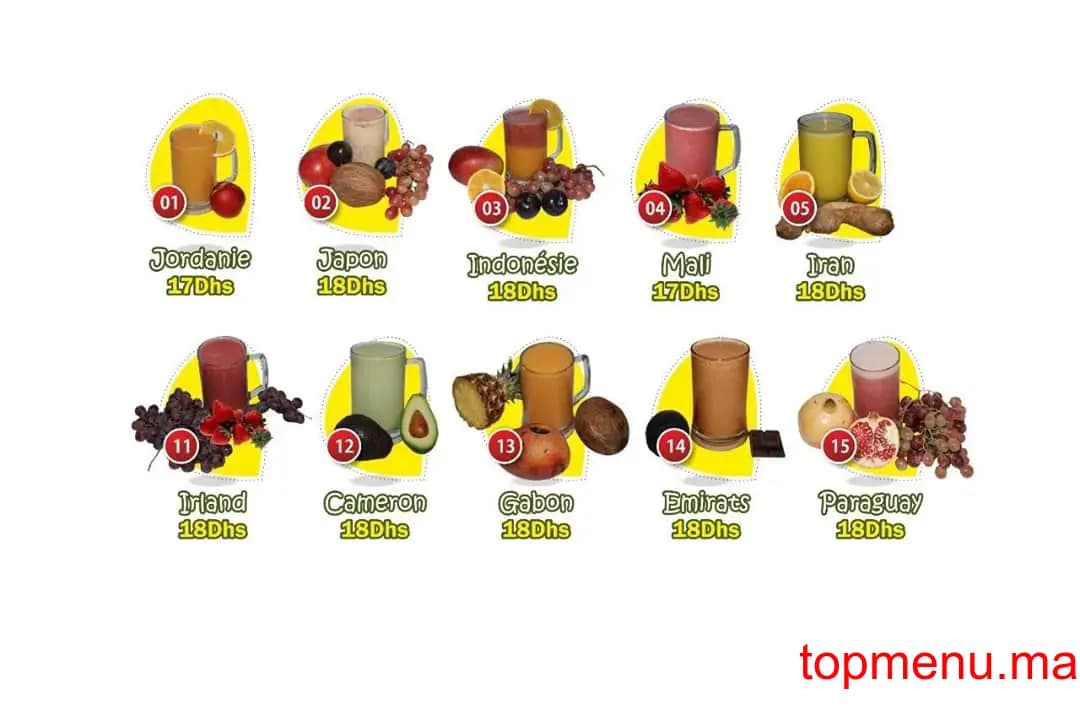 Restaurant Mini World menu page 4 Mini World menu page 4