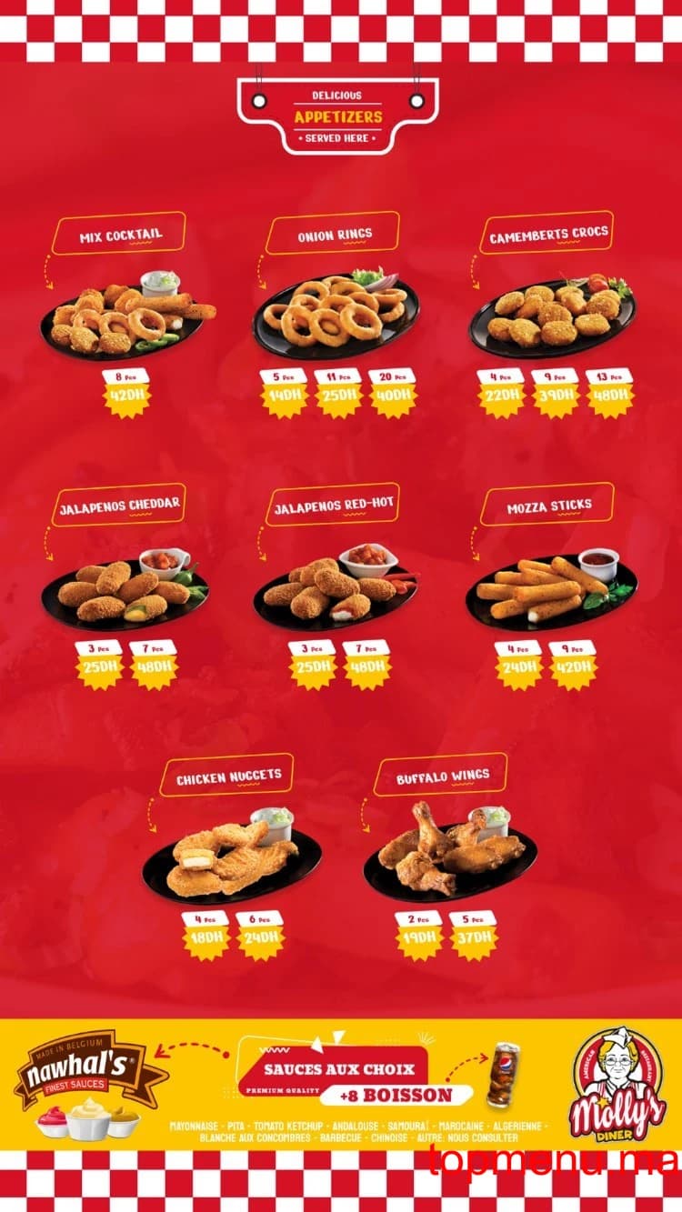 Restaurant Molly’s Diner menu page 6 Molly’s Diner menu page 6