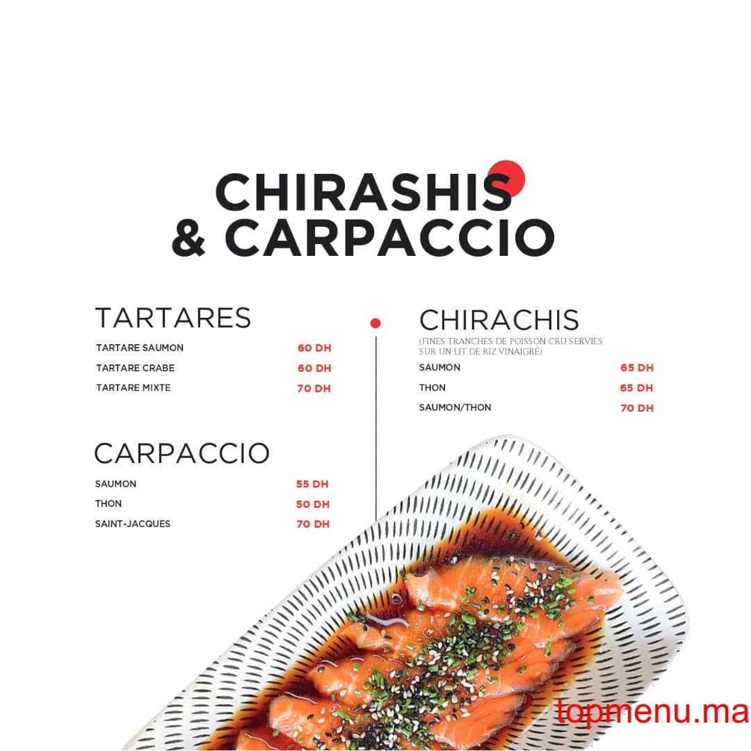 مطعم YOKA SUSHI قائمة الطعام page 4 YOKA SUSHI قائمة الطعام page 4