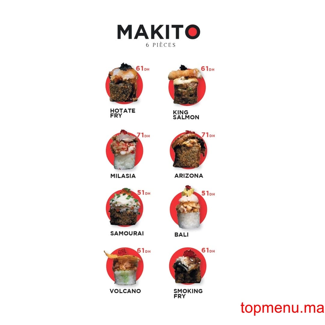 مطعم YOKA SUSHI قائمة الطعام page 7 YOKA SUSHI قائمة الطعام page 7