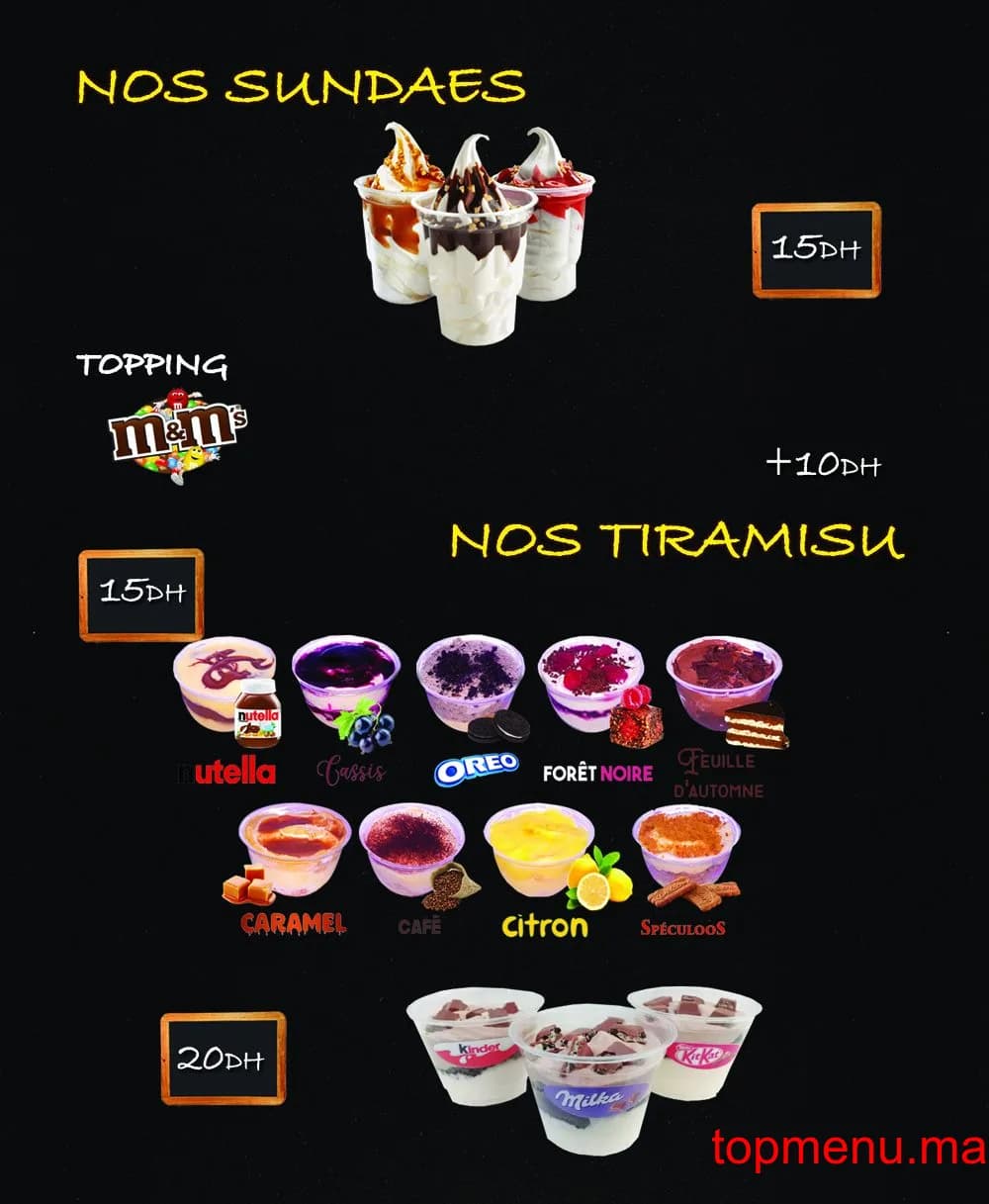 Restaurant L’Authentik menu page 1 L’Authentik menu page 1