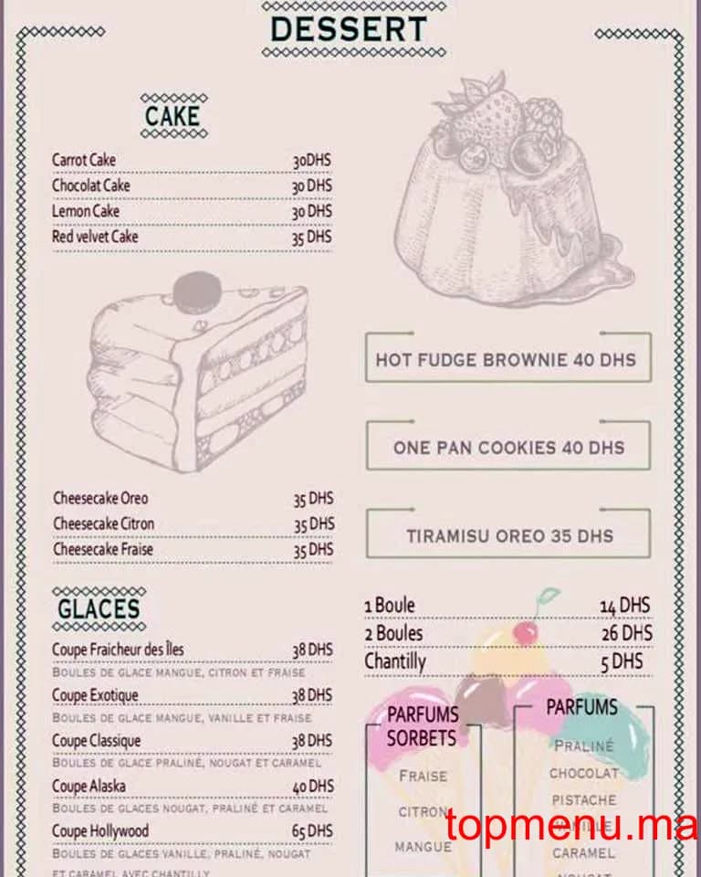 Restaurant Hollywood menu page 1 Hollywood menu page 1