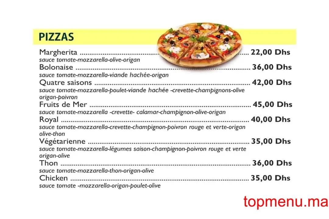 Restaurant Mini World menu page 8 Mini World menu page 8