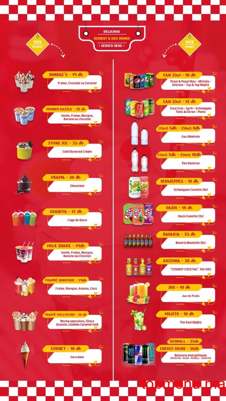 Restaurant Molly’s Diner menu page 8 Molly’s Diner menu page 8