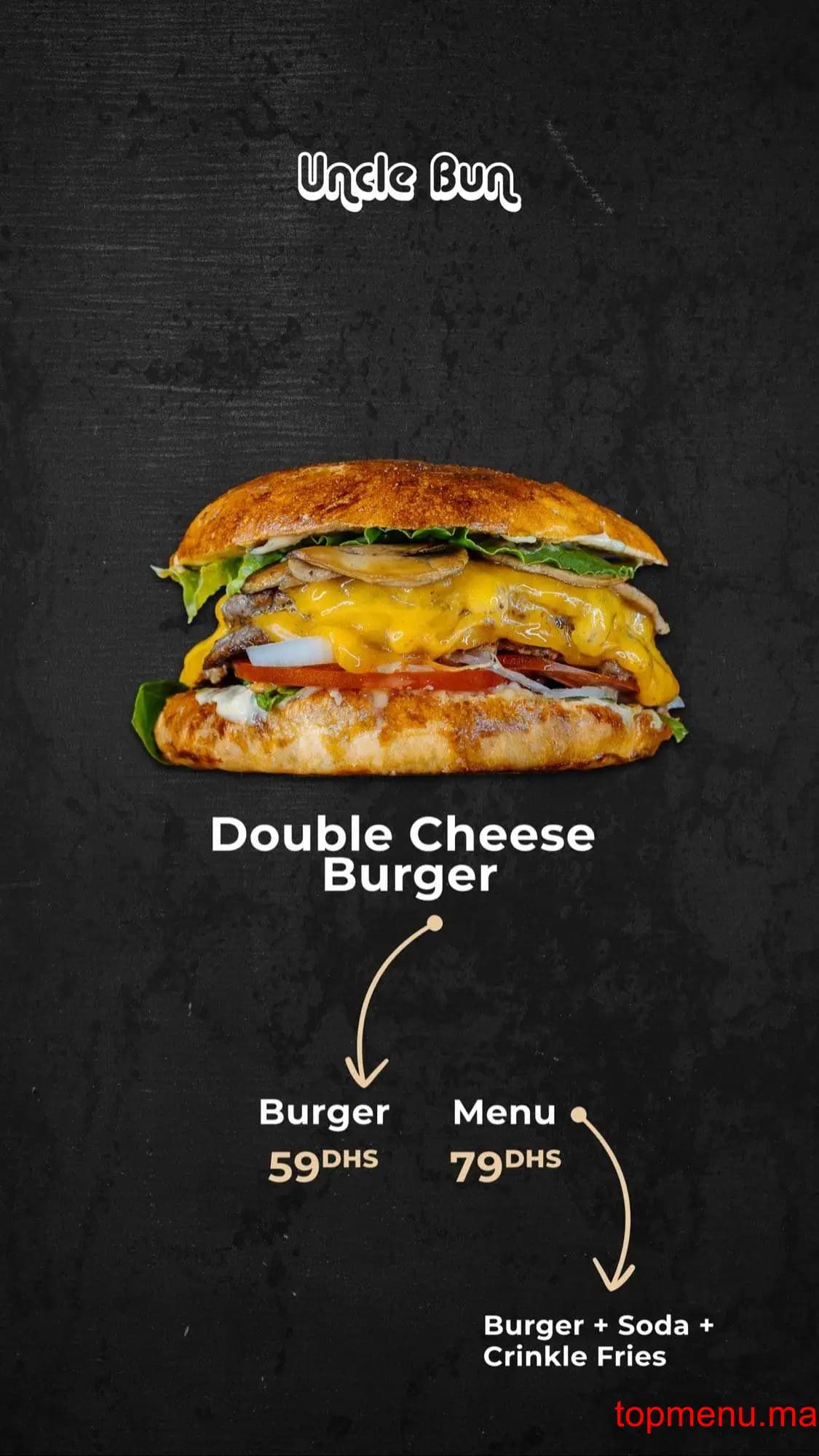 Restaurant Uncle bun Maroc menu page 6 Uncle bun Maroc menu page 6