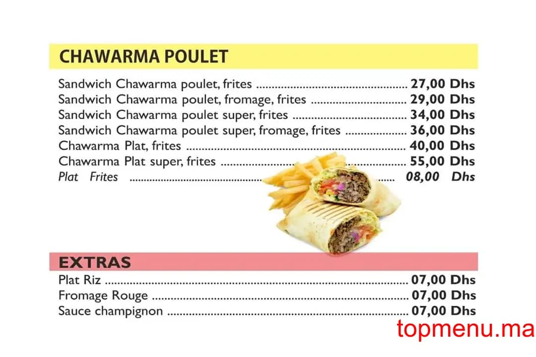 Restaurant Mini World menu page 15 Mini World menu page 15