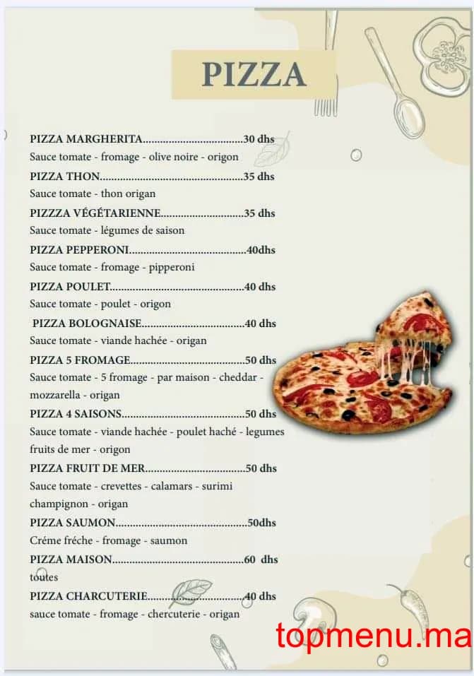 Restaurant Le Lys Barbecue menu page 4 Le Lys Barbecue menu page 4