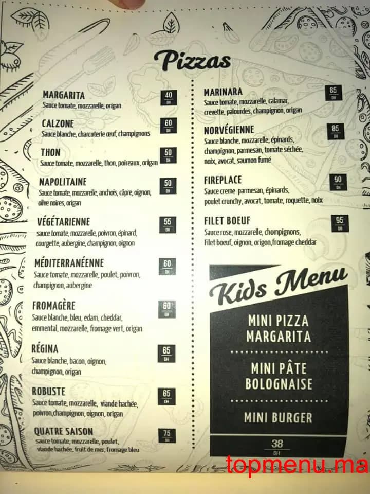 مطعم Fire Place قائمة الطعام page 5 Fire Place قائمة الطعام page 5