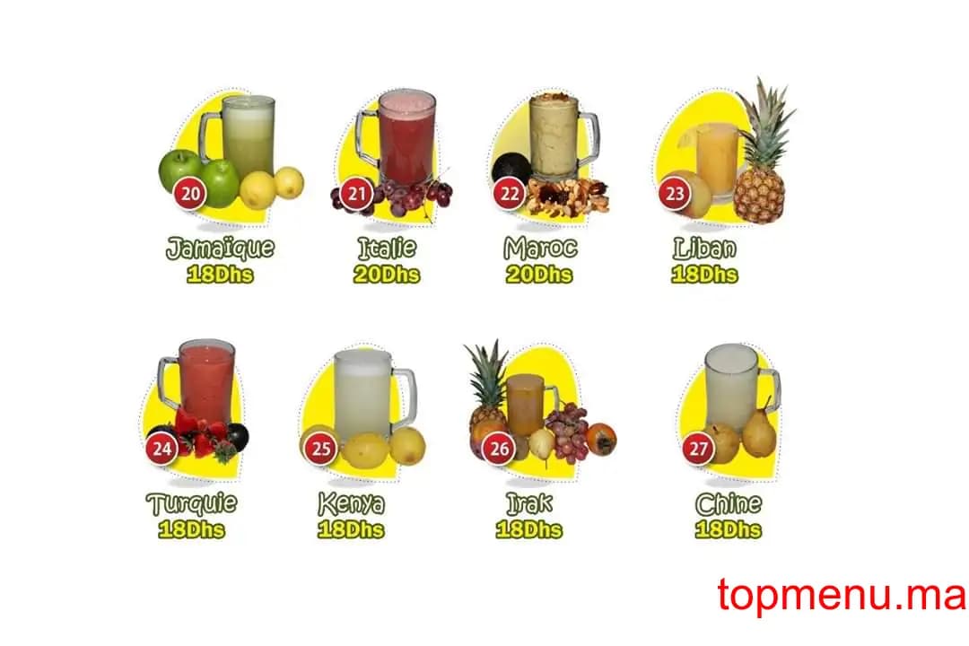 Restaurant Mini World menu page 19 Mini World menu page 19