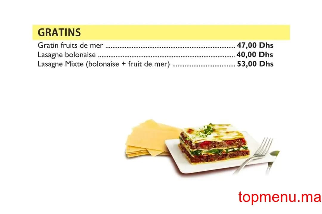 Restaurant Mini World menu page 13 Mini World menu page 13