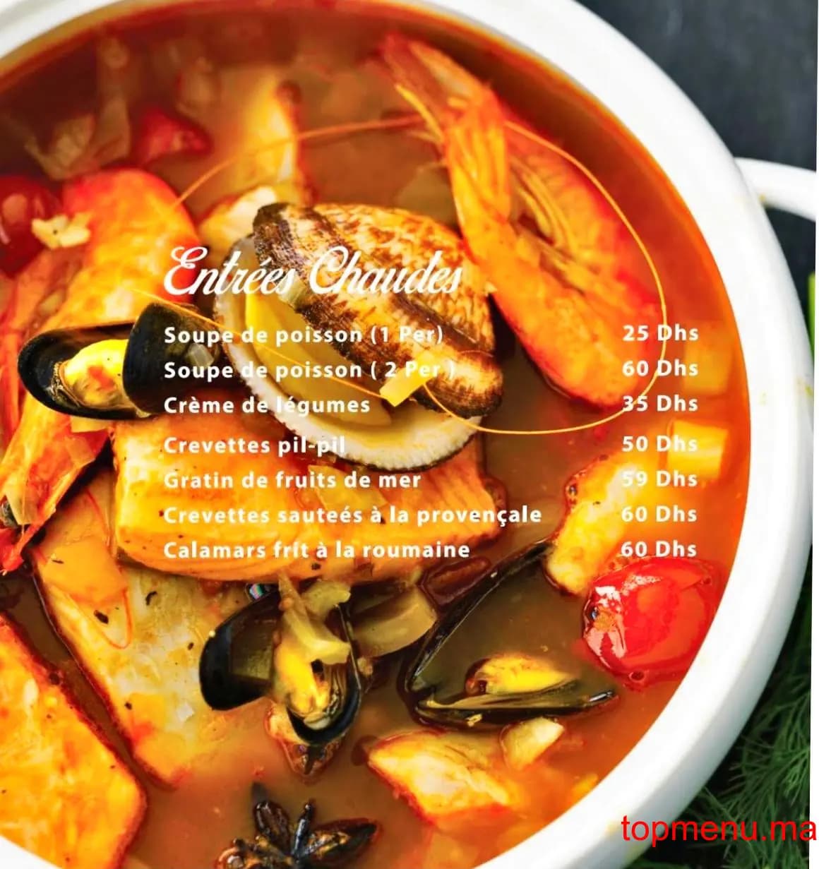 مطعم Peshcador قائمة الطعام page 1 Peshcador قائمة الطعام page 1