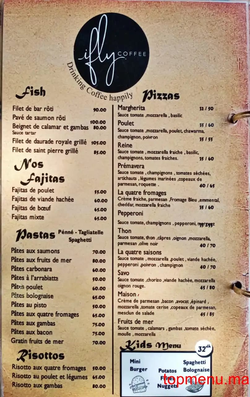 مطعم ifly coffee قائمة الطعام page 8 ifly coffee قائمة الطعام page 8
