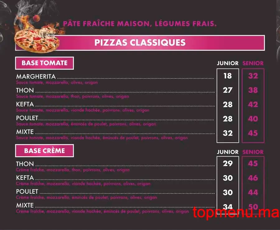 Restaurant Fresh Pizz menu page 1 Fresh Pizz menu page 1