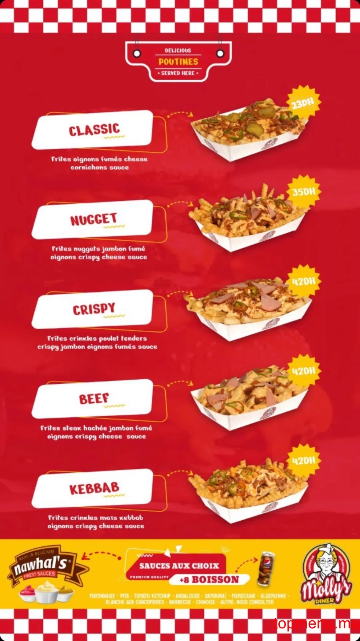 Restaurant Molly’s Diner menu page 10 Molly’s Diner menu page 10