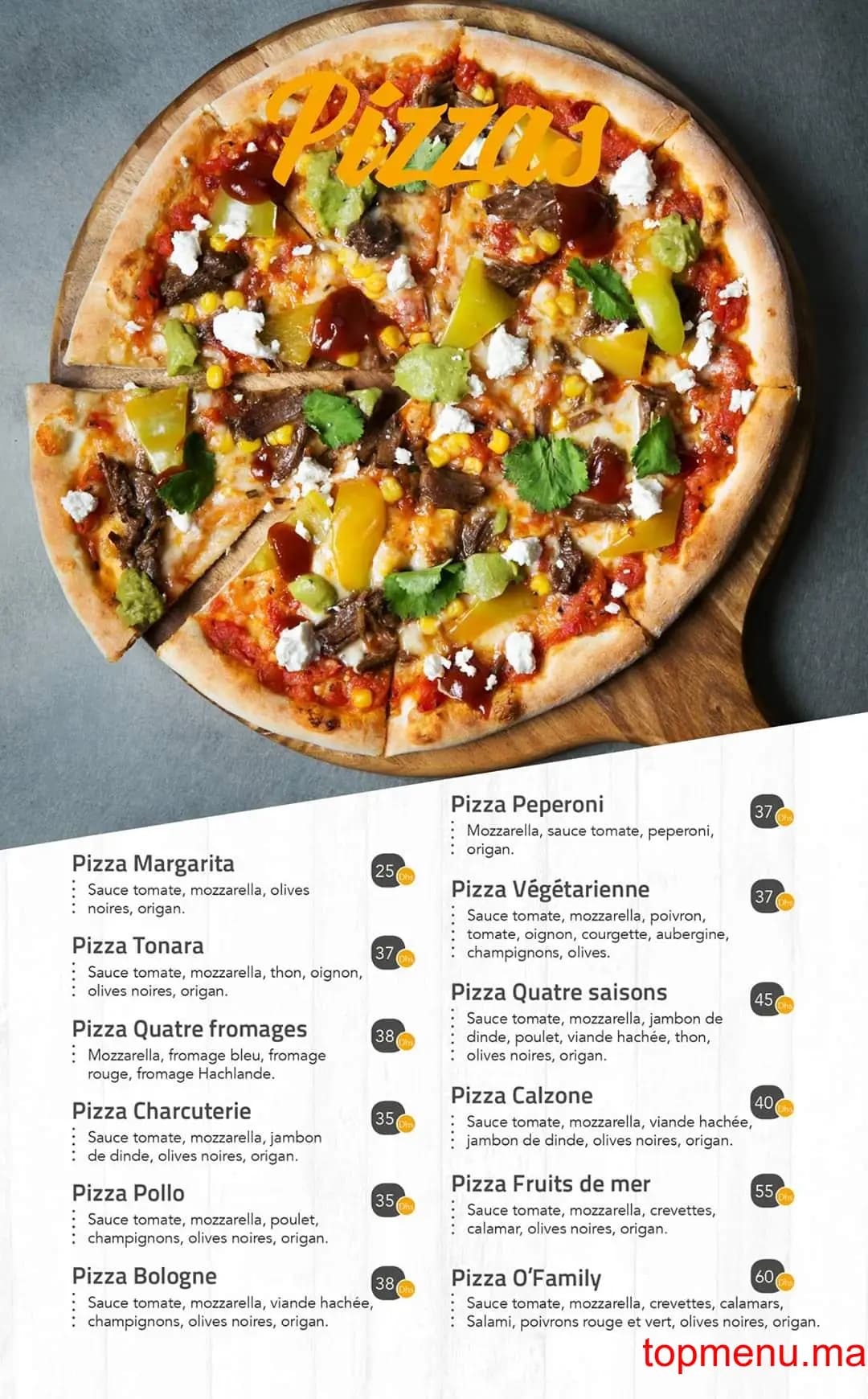 مطعم O’Family قائمة الطعام page 4 O’Family قائمة الطعام page 4