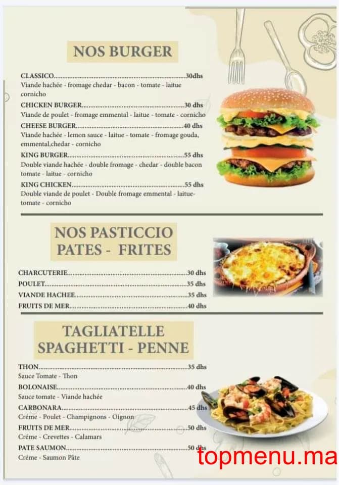Restaurant Le Lys Barbecue menu page 3 Le Lys Barbecue menu page 3