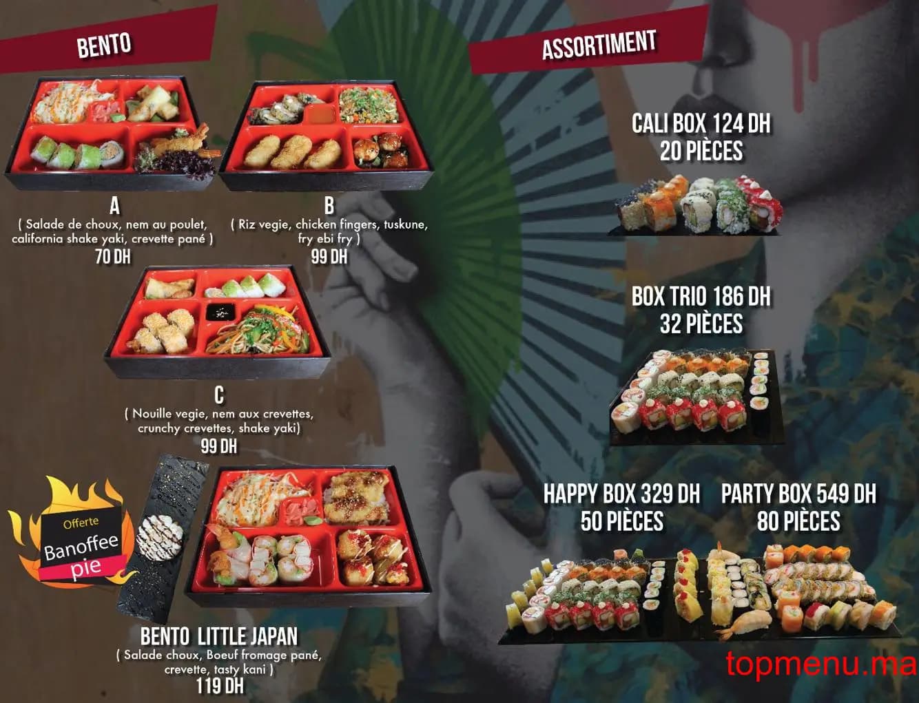 Restaurant Little Japan menu page 1 Little Japan menu page 1