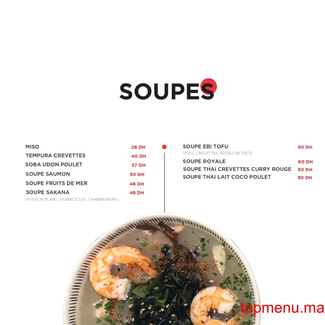 مطعم YOKA SUSHI قائمة الطعام page 2 YOKA SUSHI قائمة الطعام page 2