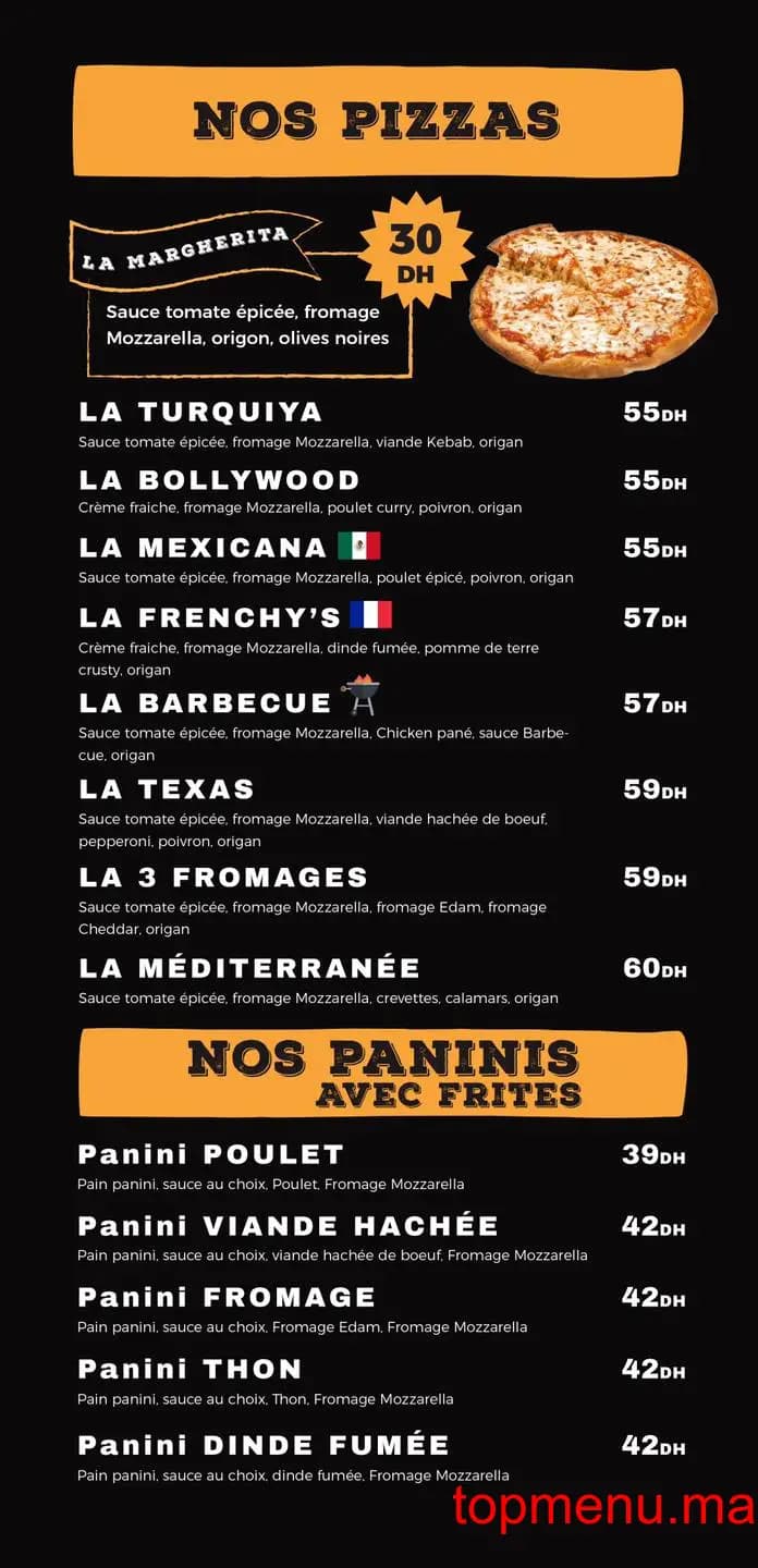 Restaurant So Fast menu page 2 So Fast menu page 2