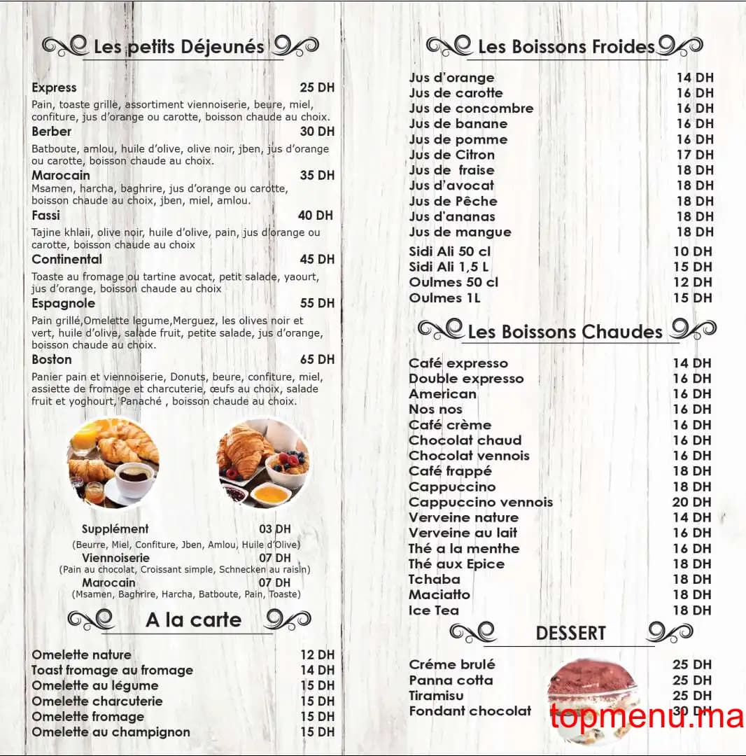 Restaurant Boston Coffee Restaurant menu page 1 Boston Coffee Restaurant menu page 1