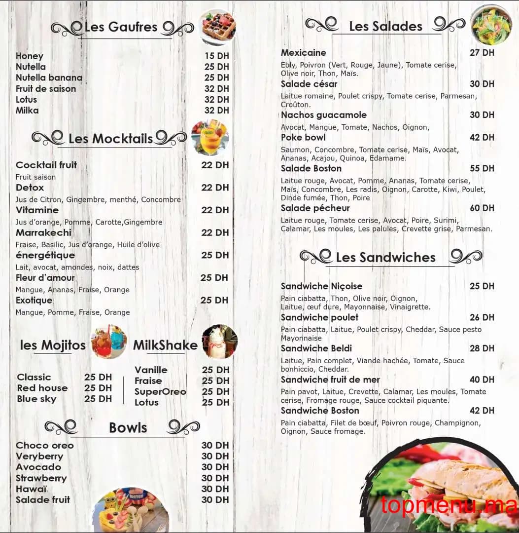Restaurant Boston Coffee Restaurant menu page 2 Boston Coffee Restaurant menu page 2