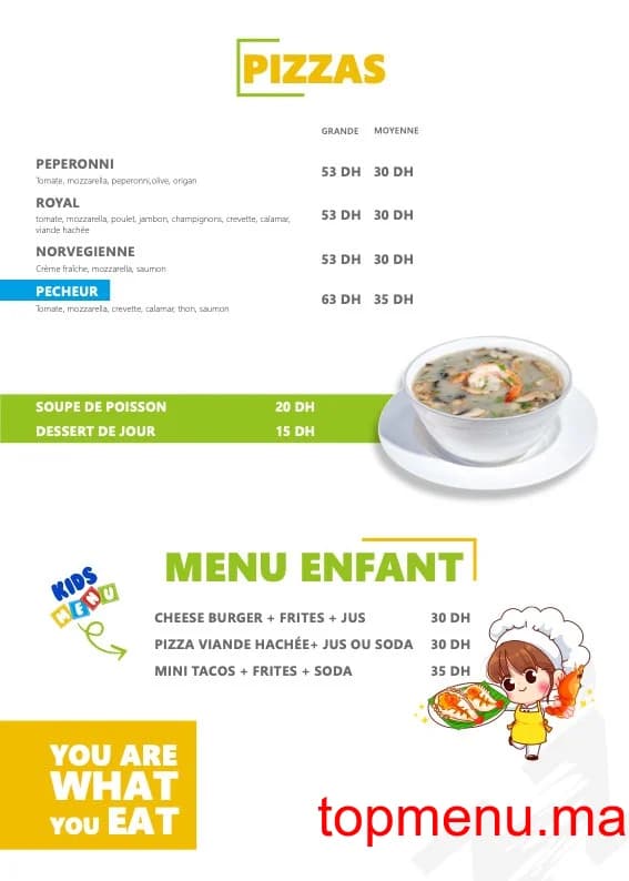 Restaurant Les 2 frères menu page 7 Les 2 frères menu page 7