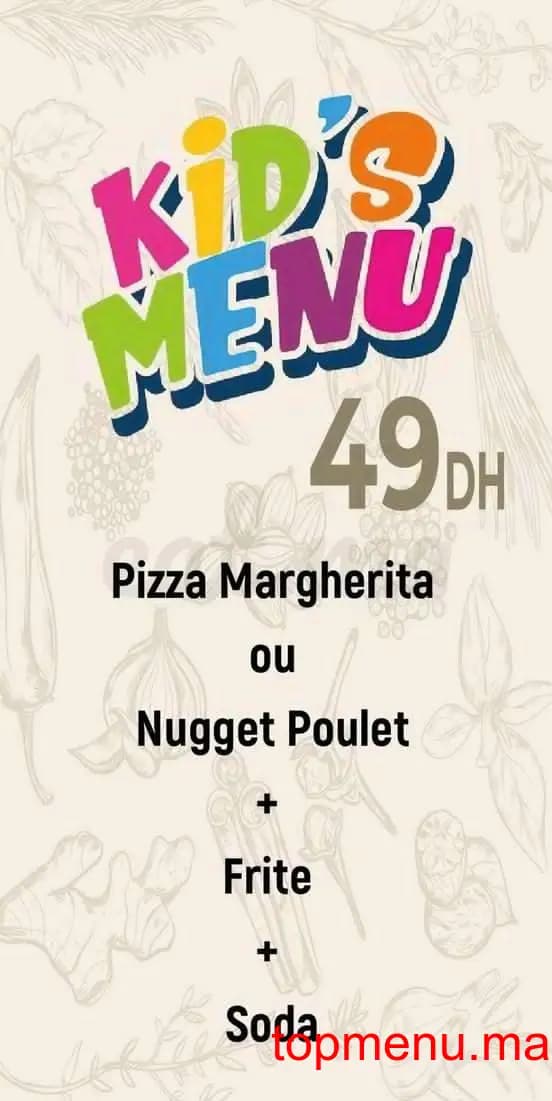 Restaurant Dar El Benna menu page 7 Dar El Benna menu page 7